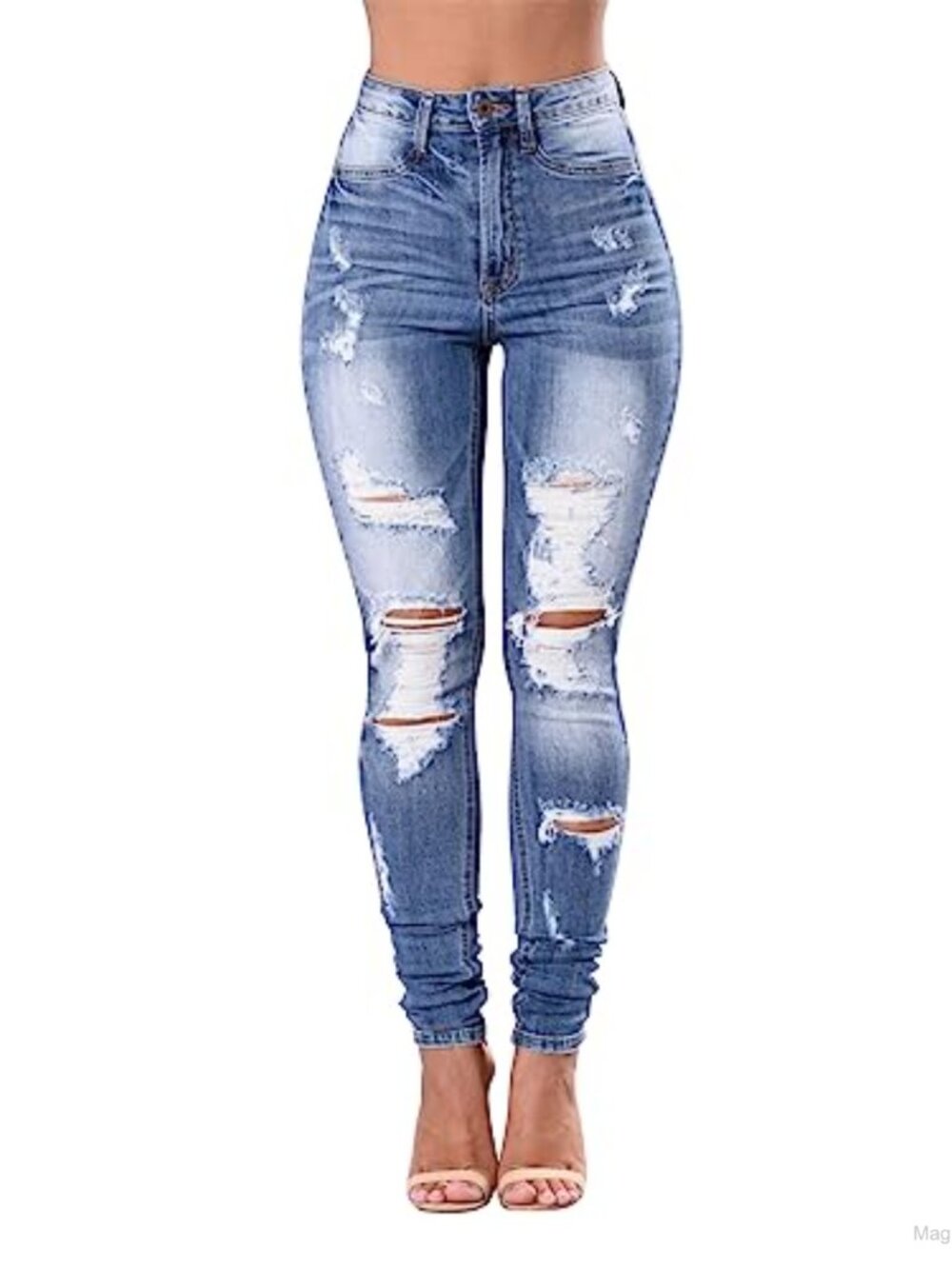 High Waisted Skinny Stretch Butt Lifting Jeans